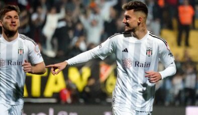 Ernest Muçi, Beşiktaş formasıyla ilk gol sevincini yaşadı