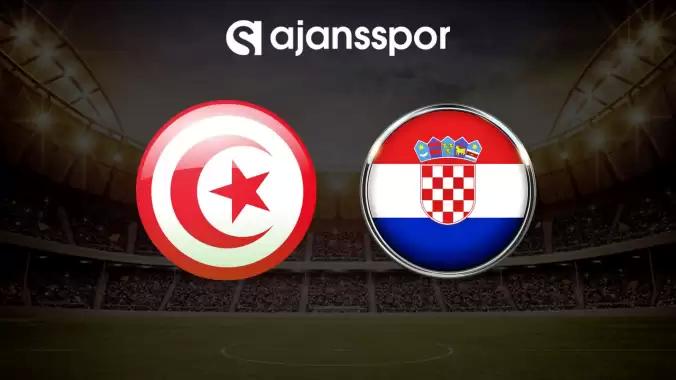 CANLI| Tunus- Hırvatistan maçını canlı izle (Maç linki)