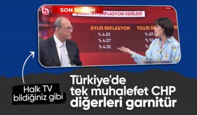 Halk TV’de muhalefet yorumu: ‘Türkiye’de tek muhalefet CHP, diğerleri garnitür’