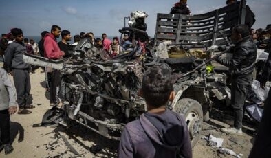 İsrail ordusu Gazze’de insani yardım aracına saldırdı: 9 kişi hayatını kaybetti