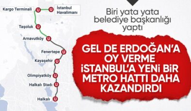 İstanbul’a bir metro daha! Arnavutköy-İstanbul Havalimanı Metro Hattı açıldı