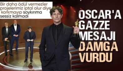Jonathan Glazer, Oscar ödülleri töreninde Gazze’deki İsrail işgaline tepki gösterdi