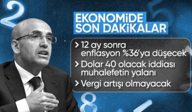 Mehmet Şimşek’ten önemli açıklamalar: Dolar iddiası, enflasyon, vergi artışı…