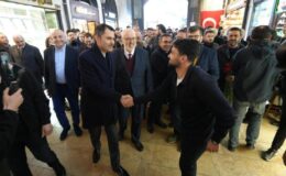 Murat Kurum Kapalıçarşı esnafını ziyaret etti