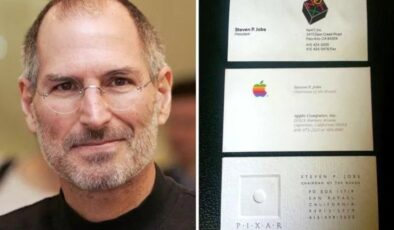 Steve Jobs imzalı kartvizit 5,8 milyon TL’ye satıldı