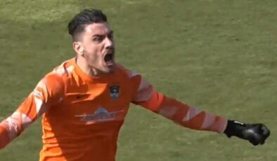 Vanspor FK kalecisi Nurullah Aslan’dan 1 puanı getiren kafa golü