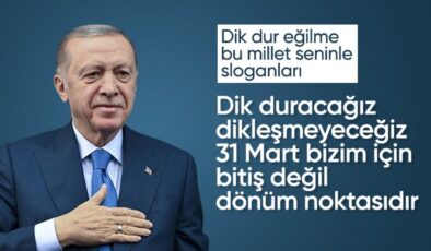 Cumhurbaşkanı Erdoğan’dan yerel seçimler sonrası ilk mesajlar